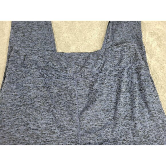 Cuddl Duds Women Pants XXL Crop Jogger Stretchy Activewear Blue Heather BLU186E - Picture 6 of 8